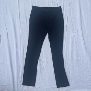 Black straight leg work pants